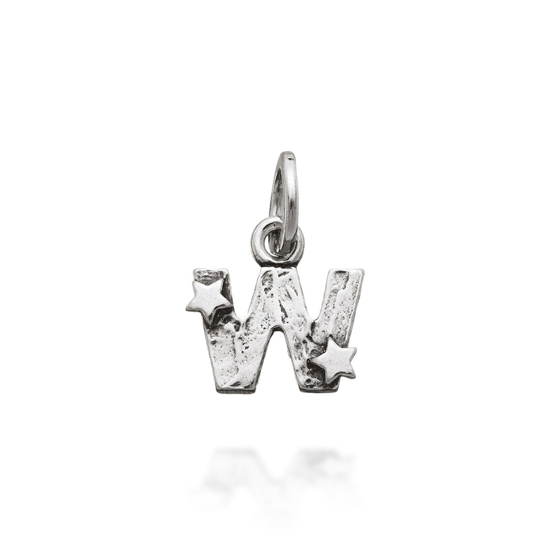 Giovanni Raspini Charm "W" with stars 6670