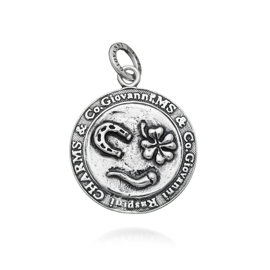 Giovanni Raspini charm coin amulets Charm in 925 Silver 06897