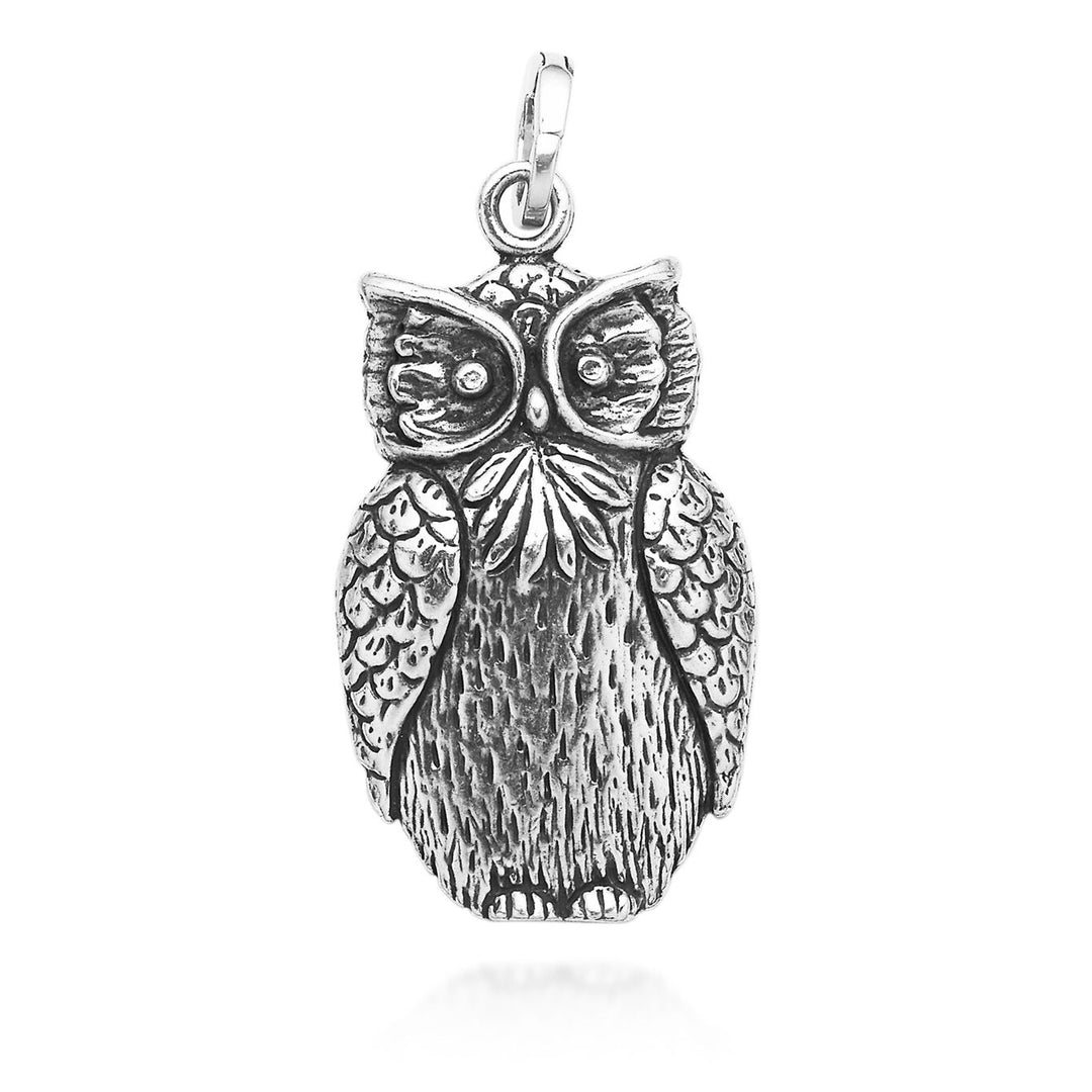 Giovanni Raspini large owl charm Charm in 925 Silver 07008