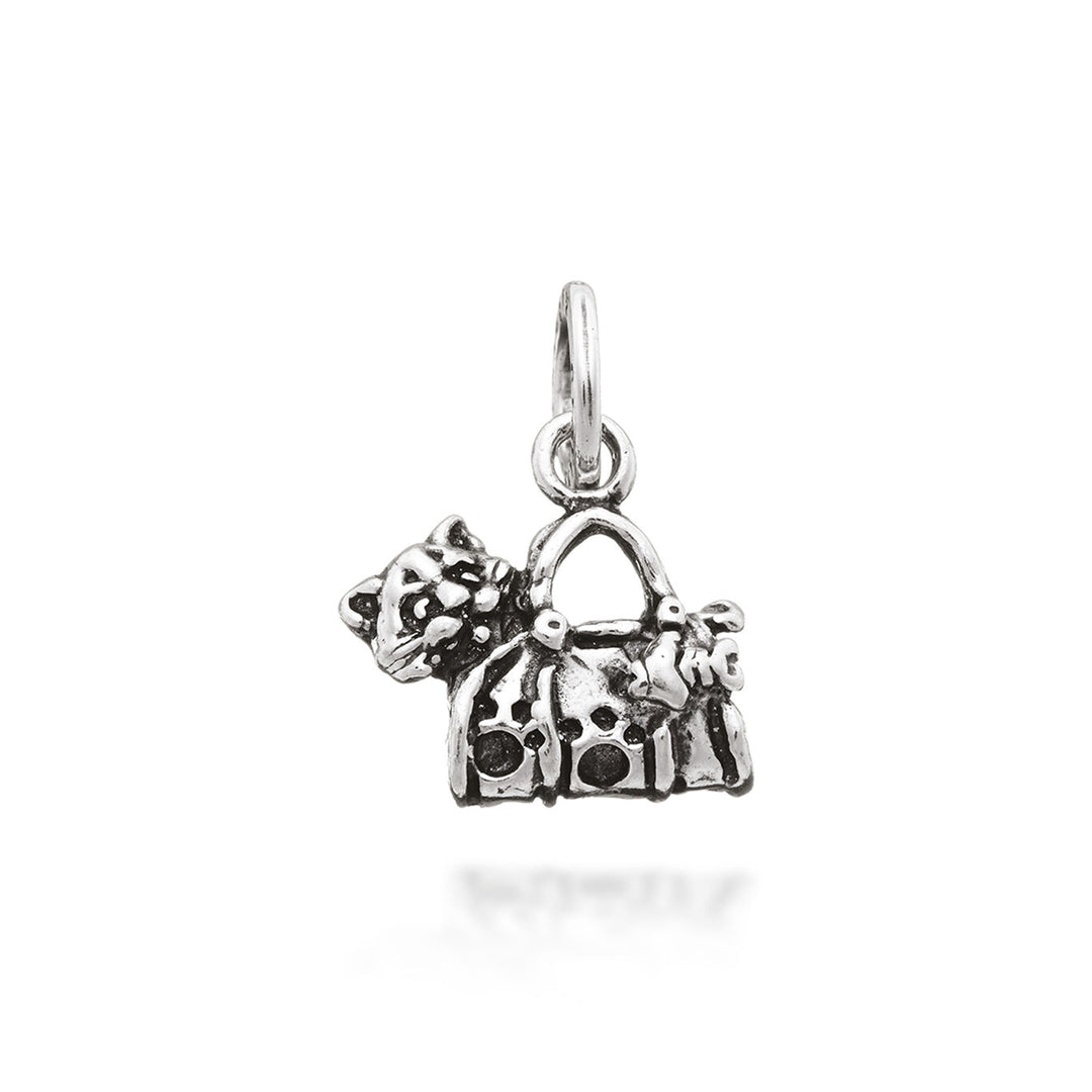 Giovanni Raspini Charm Cat in bag 8063