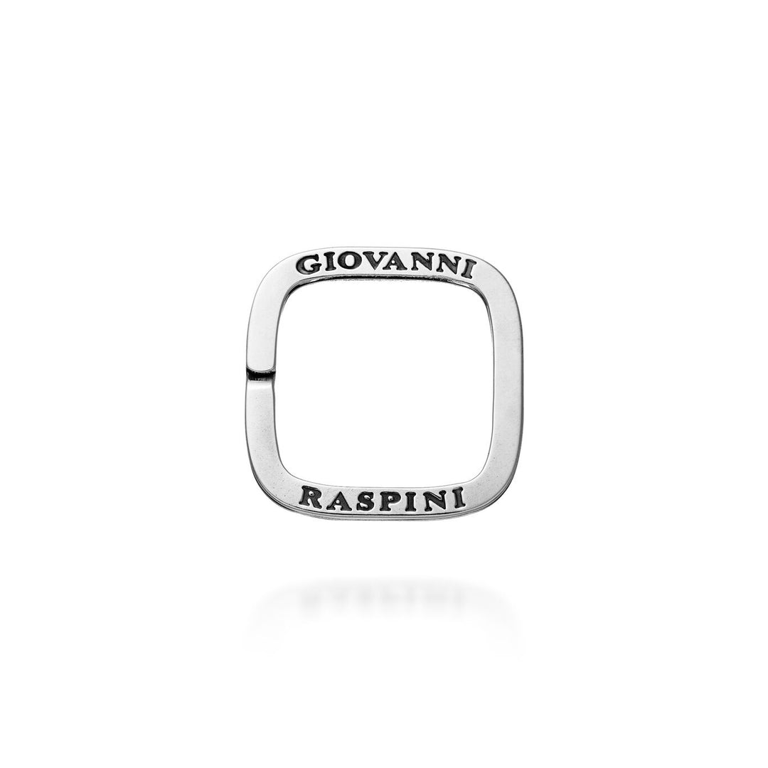 Giovanni Raspini brisé square key ring Key ring in 925 Silver 08121