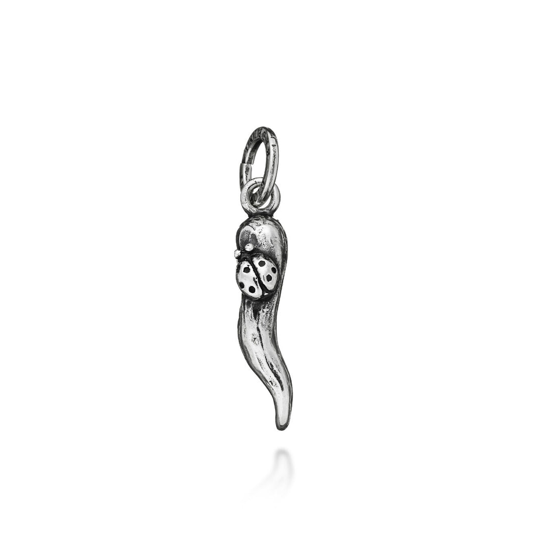 Giovanni Raspini charm small horn ladybug Charm in 925 Silver 08767