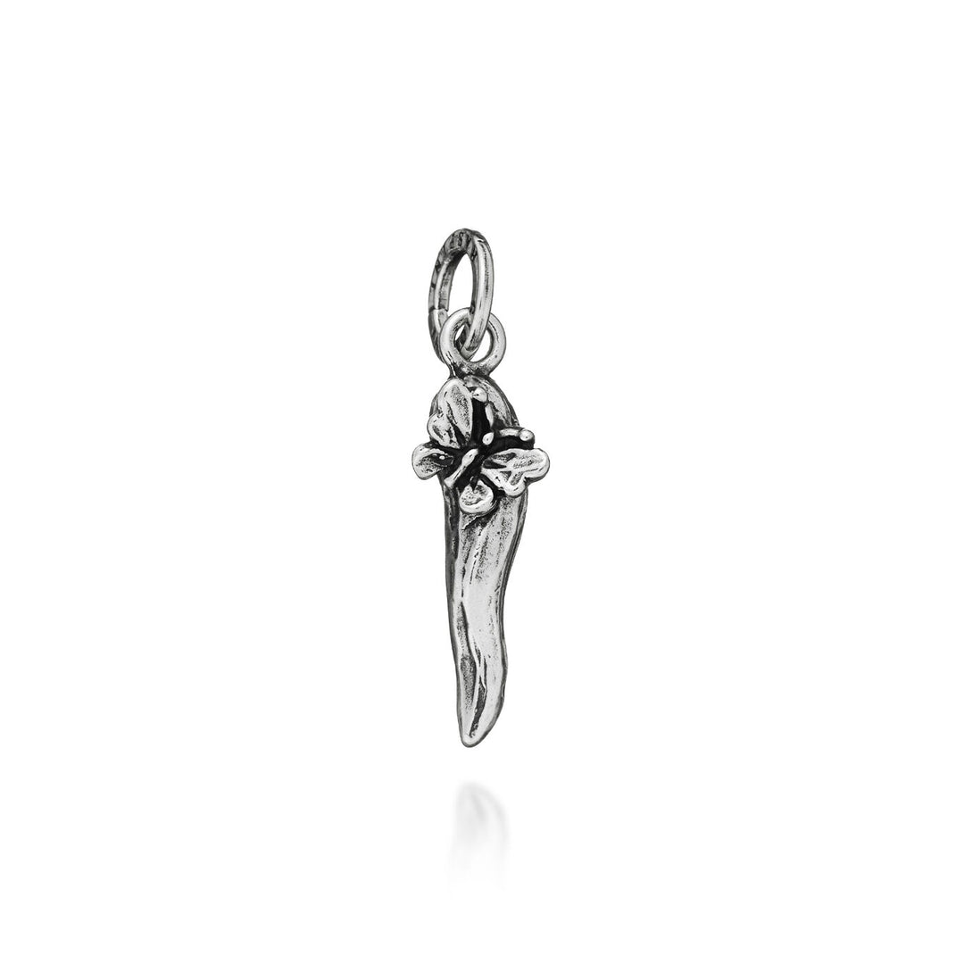 Giovanni Raspini small horn charm butterfly Charm in 925 Silver 08769