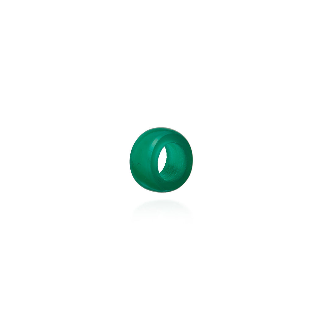 Giovanni Raspini Bead Green Agate 11437