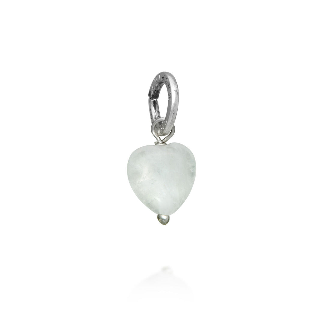 Giovanni Raspini Heart Charm Rock Crystal 11623