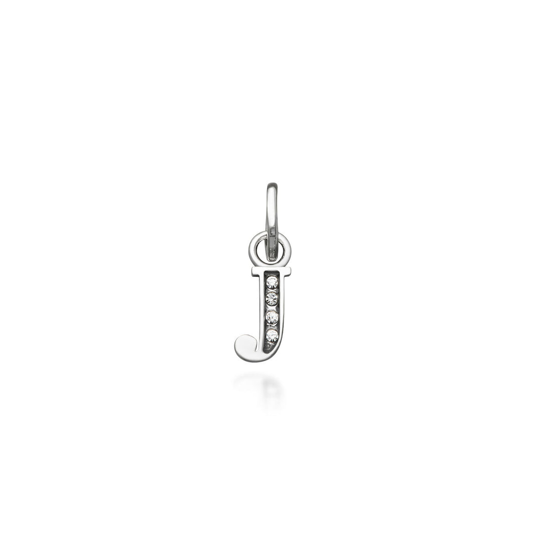 Giovanni Raspini Mini Charm "J" Crystal 12148