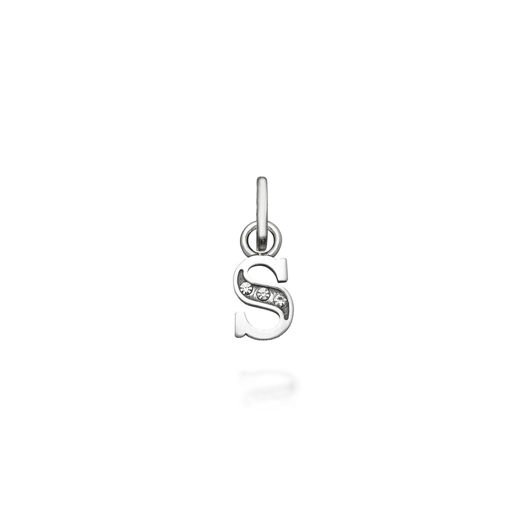 Giovanni Raspini Mini Charm "S" Crystal 12157