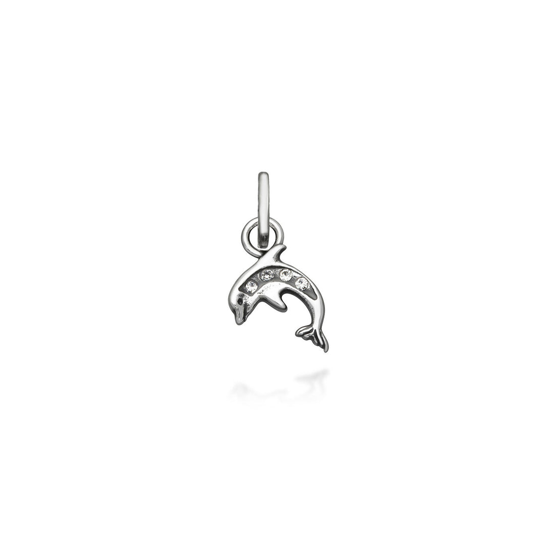 Giovanni Raspini Mini Crystal Dolphin Charm 12181