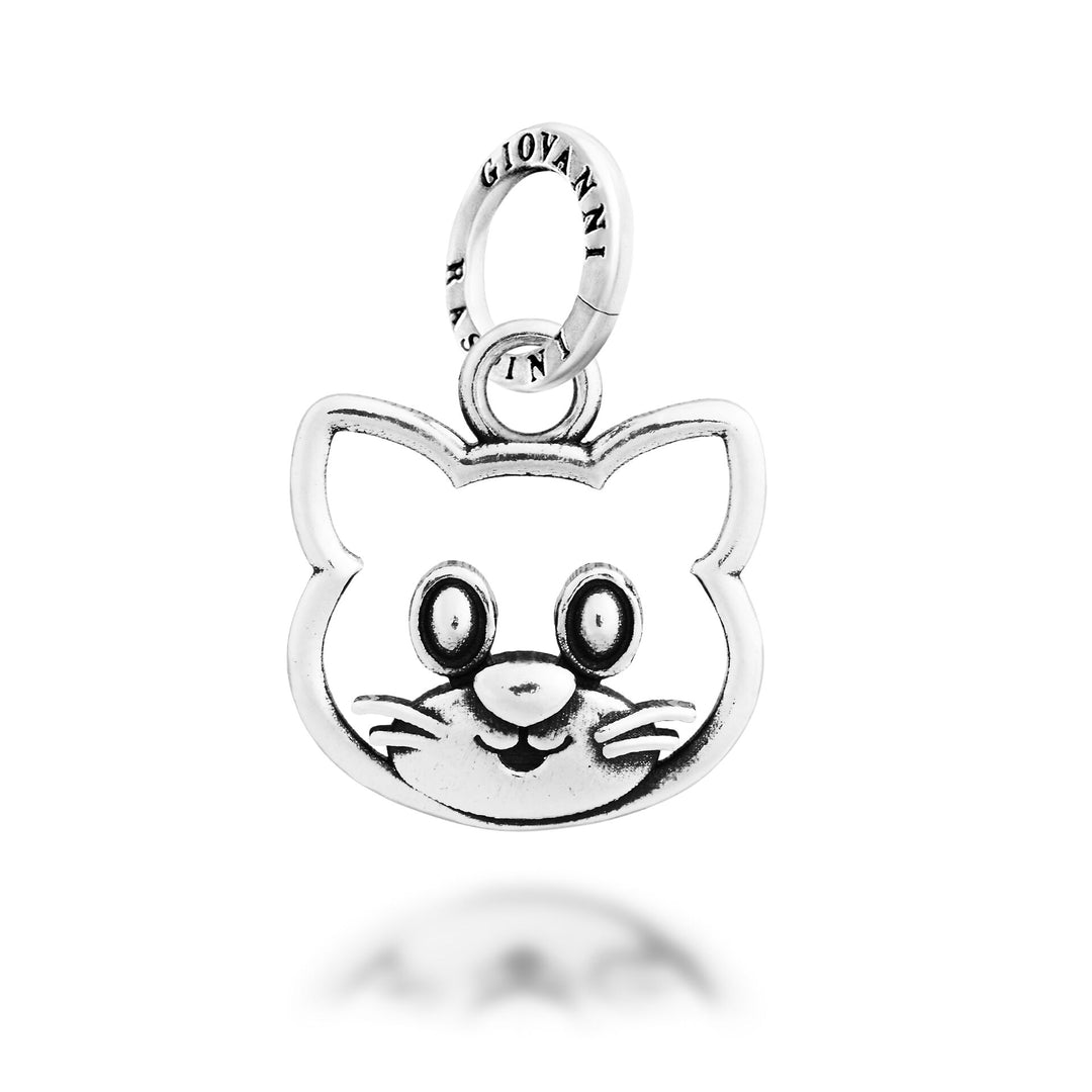 Giovanni Raspini Cat Charm - Silver Charm - 12804