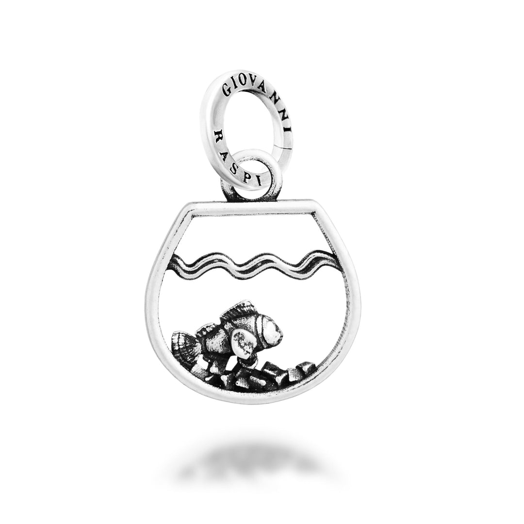 Giovanni Raspini Goldfish Charm - Silver Charm - 12805