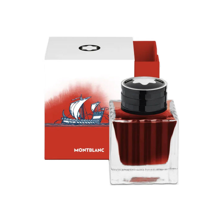 Montblanc Ink Boccetta 50ml Meisterstück x Oidhreacht Oilimpeach Páras 1924 Dearg 132952