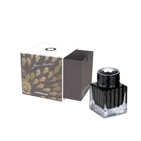 Montblanc Ink Bottle 50ml Writers Edition Homage To Jane Austen Umber Brown 132955