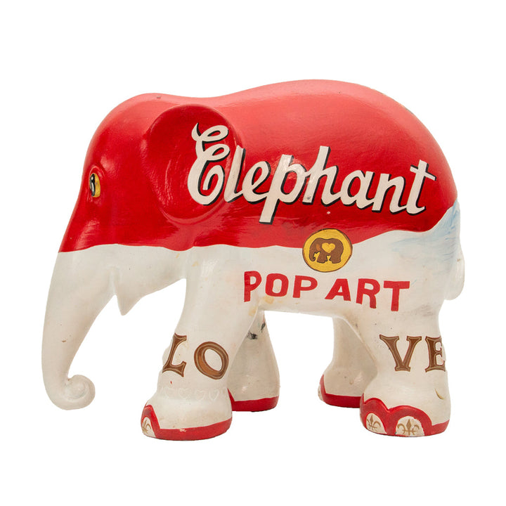 हाथी परेड हाथी पॉप कला 15cm लिमिटेड संस्करण 3000 हाथी पॉप कला 15