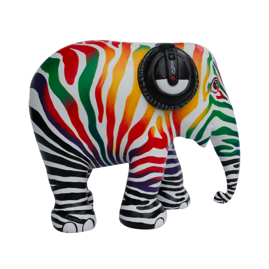 Paráid Eilifint Elefante Zebra Beats 15cm Teoranta Eagrán Teoranta 3000 Beats Zebra 15