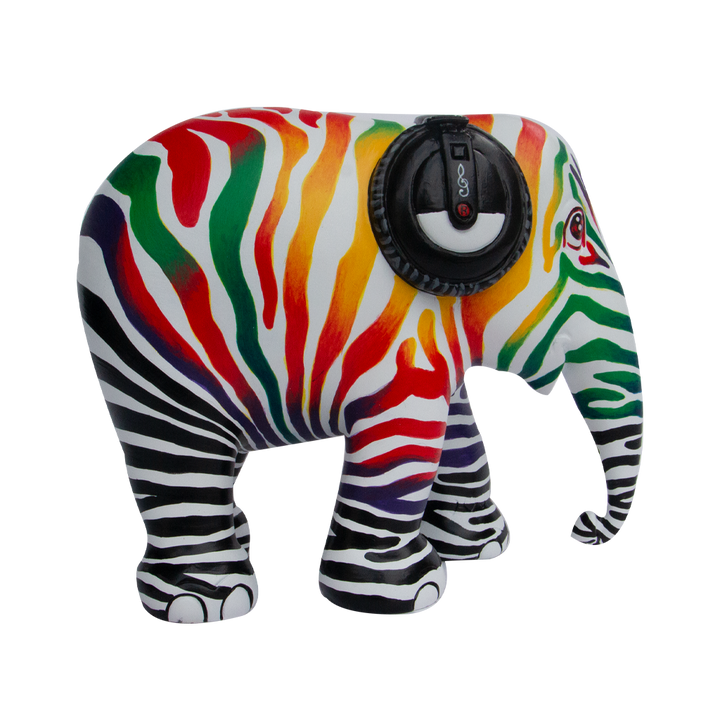 Paráid Eilifint Elefante Zebra Beats 15cm Teoranta Eagrán Teoranta 3000 Beats Zebra 15