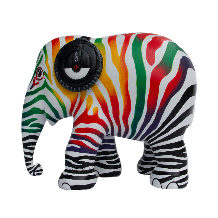 Paráid Eilifint Elefante Zebra Beats 15cm Teoranta Eagrán Teoranta 3000 Beats Zebra 15