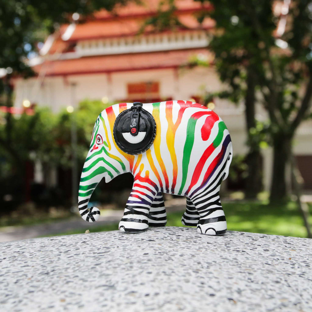 Paráid Eilifint Elefante Zebra Beats 15cm Teoranta Eagrán Teoranta 3000 Beats Zebra 15