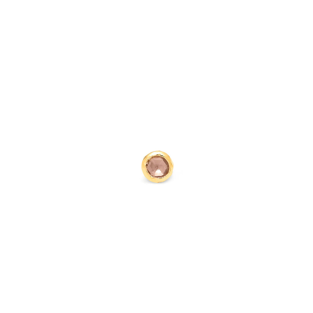 Giovanni Raspini small powder loop earrings Earrings in 18 kt gold plated silver and powder crystals 12137/1