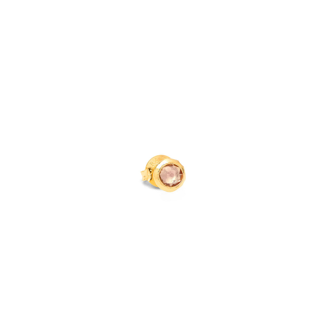Giovanni Raspini small powder loop earrings Earrings in 18 kt gold plated silver and powder crystals 12137/1