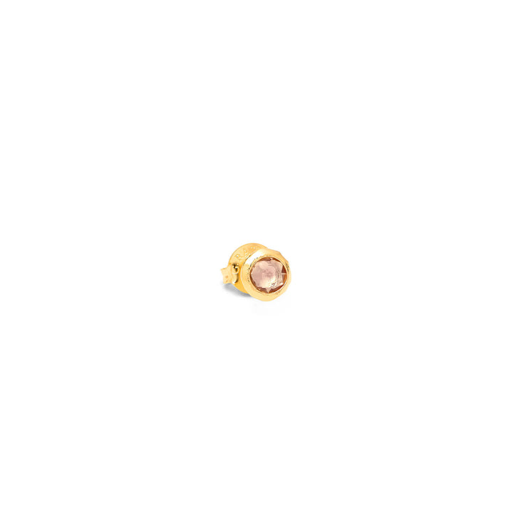 Giovanni Raspini small powder loop earrings Earrings in 18 kt gold plated silver and powder crystals 12137/1