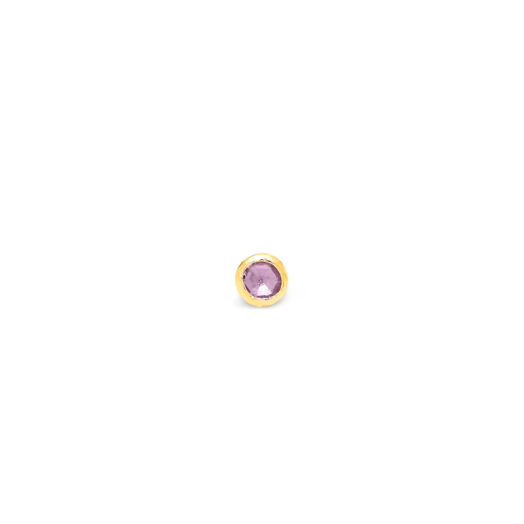 Giovanni Raspini small wisteria loop earrings Earrings in 18 kt gold plated silver and wisteria crystals 12138/1