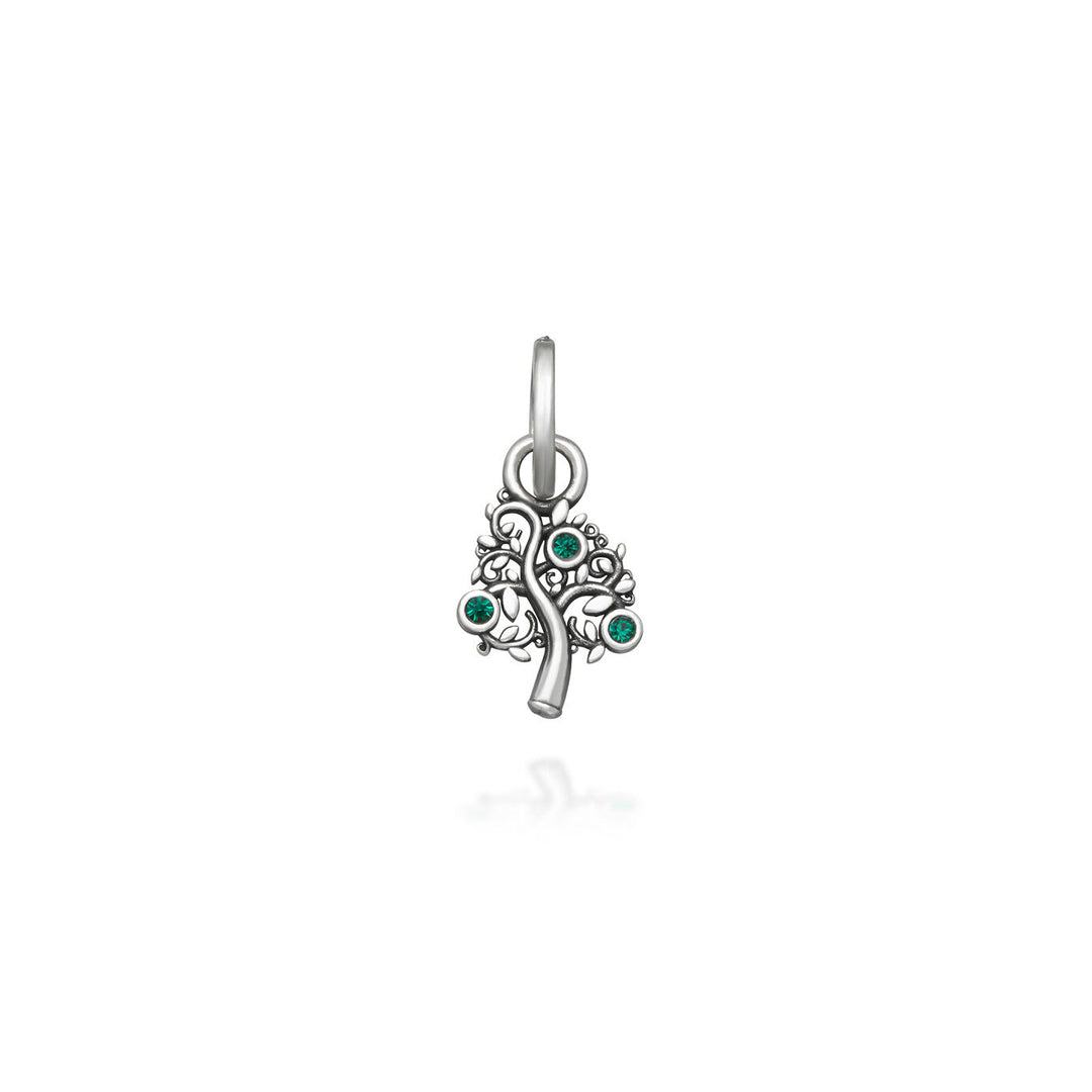 Giovanni Raspini Mini Charm Tree of Life Crystal Green 12188