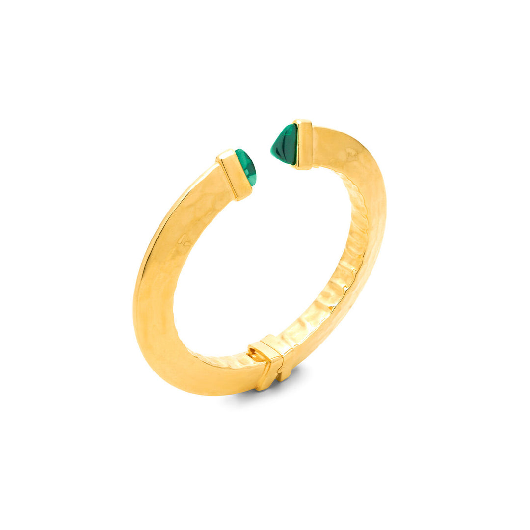 Giovanni Raspini Bangle Green Blade 12302