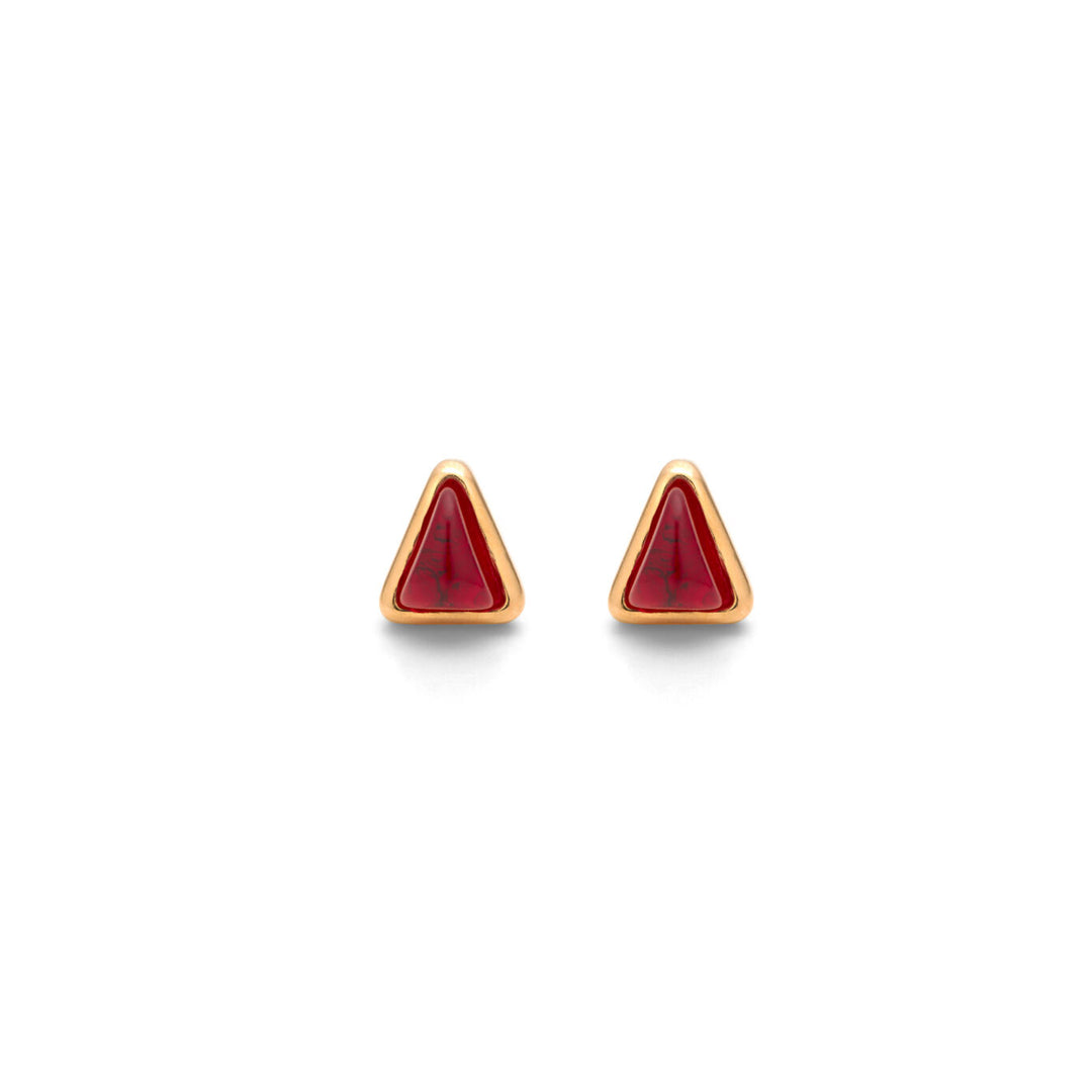 Giovanni Raspini Red Blade Earrings 12298