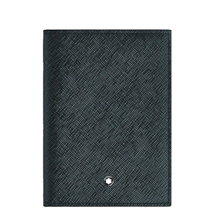 Montblanc Sartorial Tweed Blue Passport Case 220433