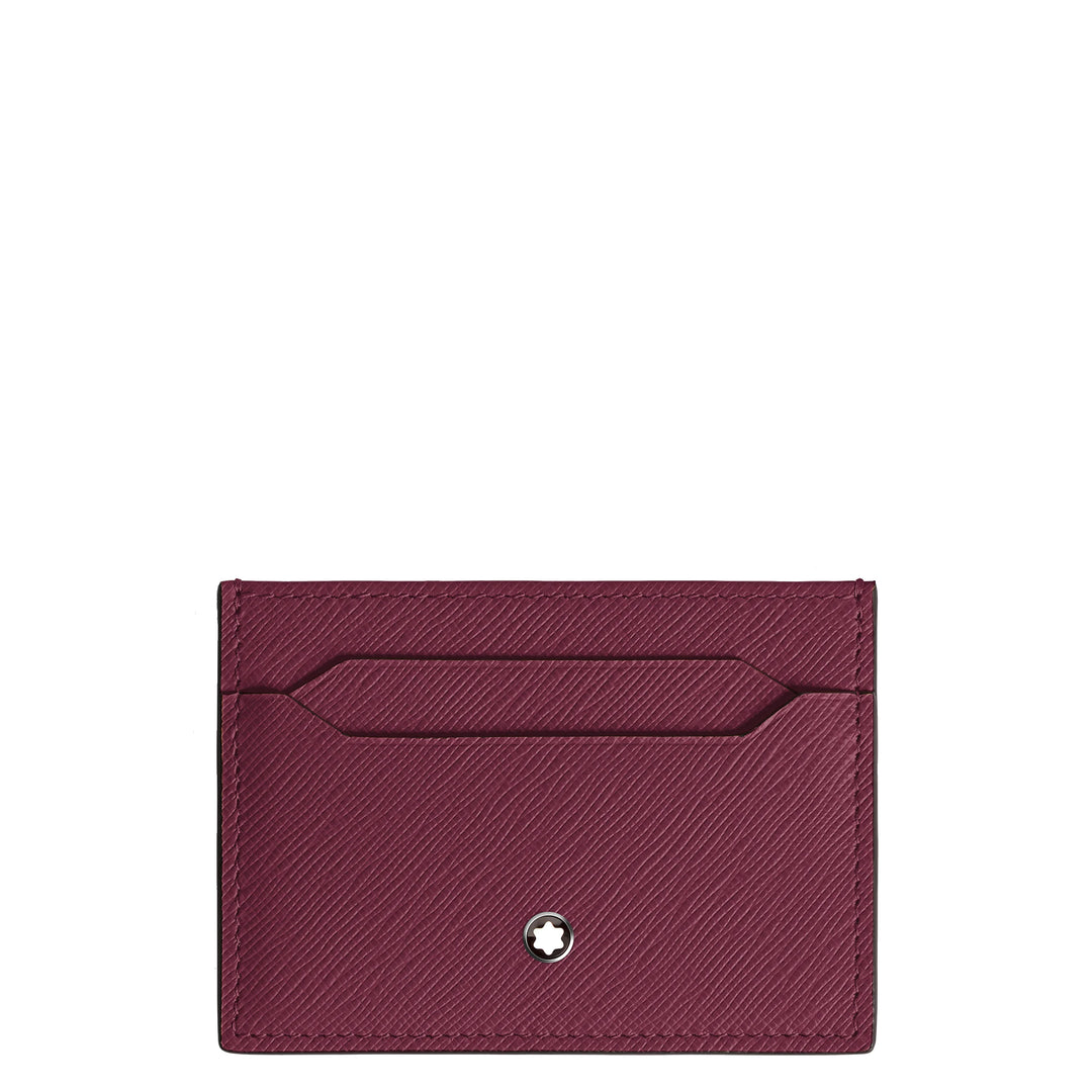 MONTBLANC CARD CARD 5 Sartorial Cassis 199375 compartments