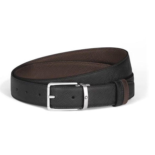 Montblanc reversible belt 30 mm Everyday Sartorial leather black/brown 222359