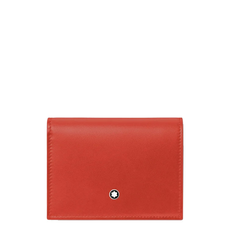 Montblanc Soft Continental nano coral wallet 198009