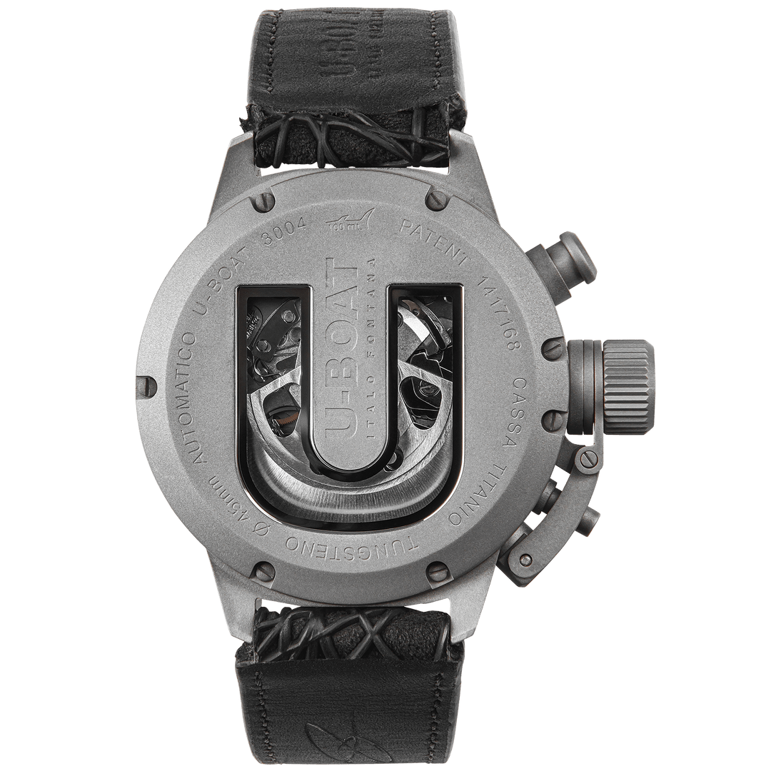 U-BOAT watch Classic 45 Titanium Tungsten Black 45mm automatic black titanium 3004