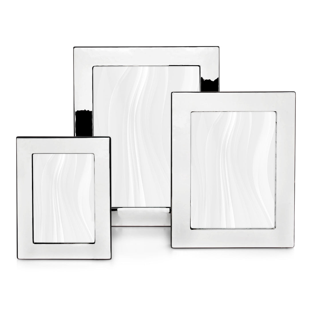 Giovanni Raspini Large Hammered Frame - Silver Frame - 02396
