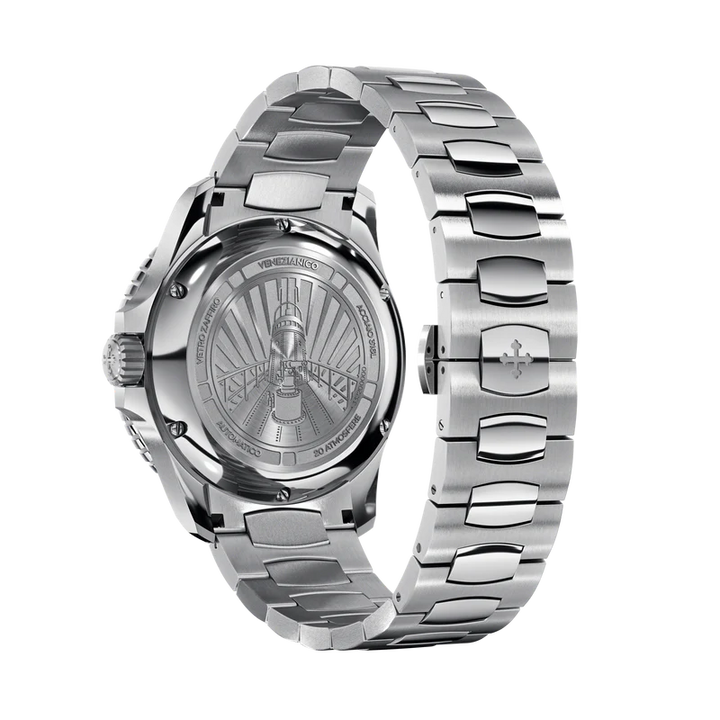 Venezianico Nereide watch 42mm black quartz steel 3321504C