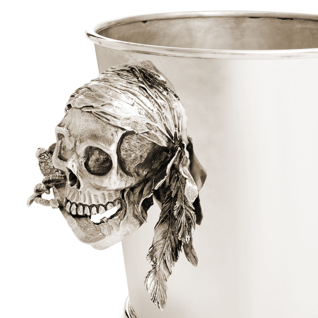 Giovanni Raspini Champagne Jack Bucket - Champagne bucket in white bronze - B0156