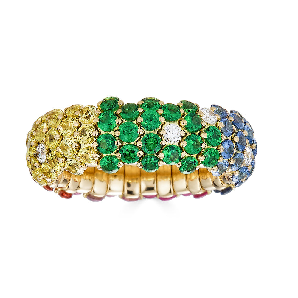 Zydo rainbow elastic ring 63443