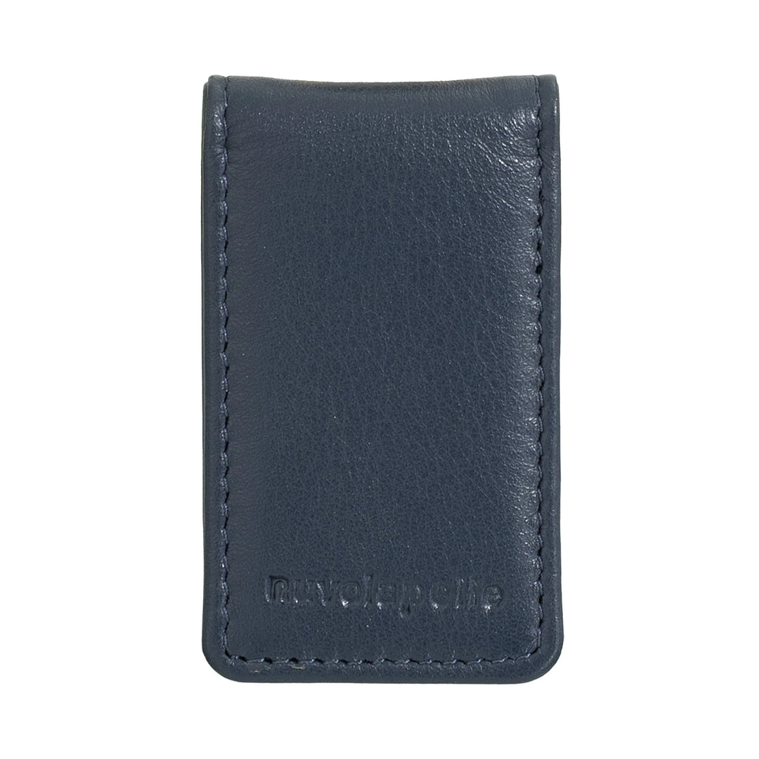 Nuvola Pelle Magnetic Money Clip in Genuine Leather - Magnetic Money Clip for Banknotes for Men and Women