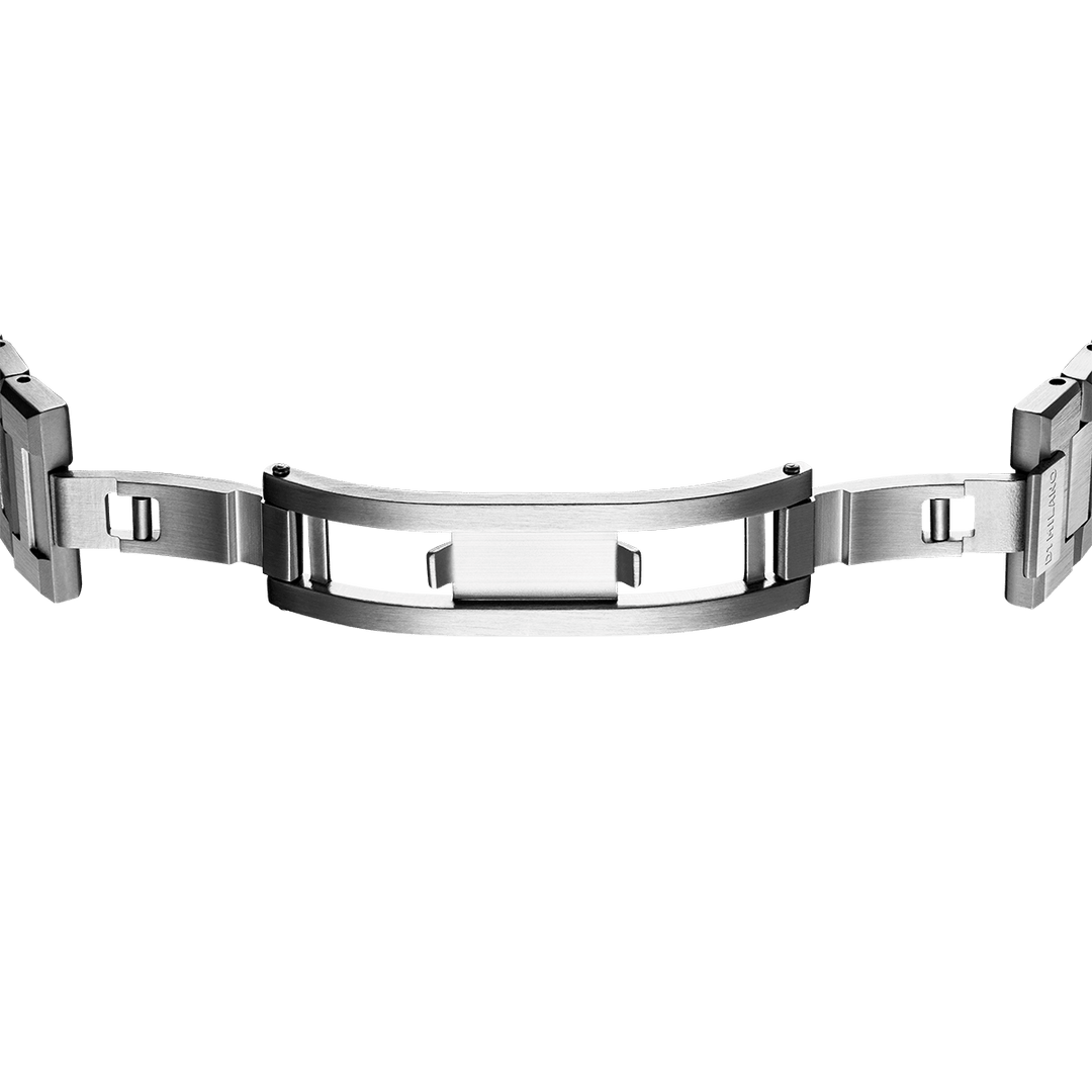 D1 Milano Silver Ultra Thin Watch 38mm D1-SP-UT38BR01