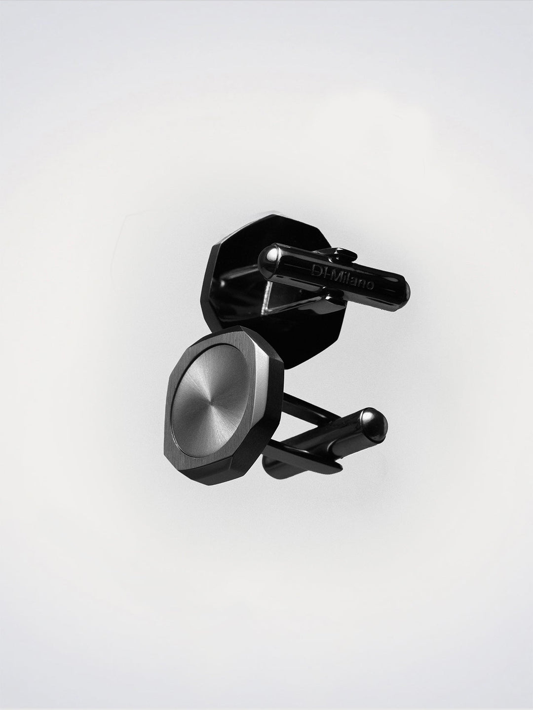 D1 Milano Octagonal cufflinks Anthracite D1-JWCLSU06