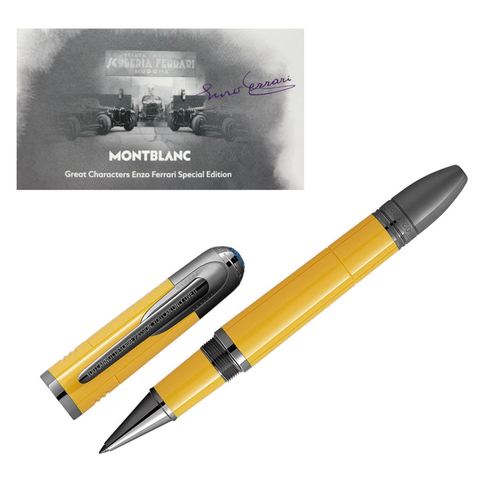 Montblanc Roller Carachtair Charat Mór Enzo Ferrari Eagrán Speisialta Buí Modena 13062