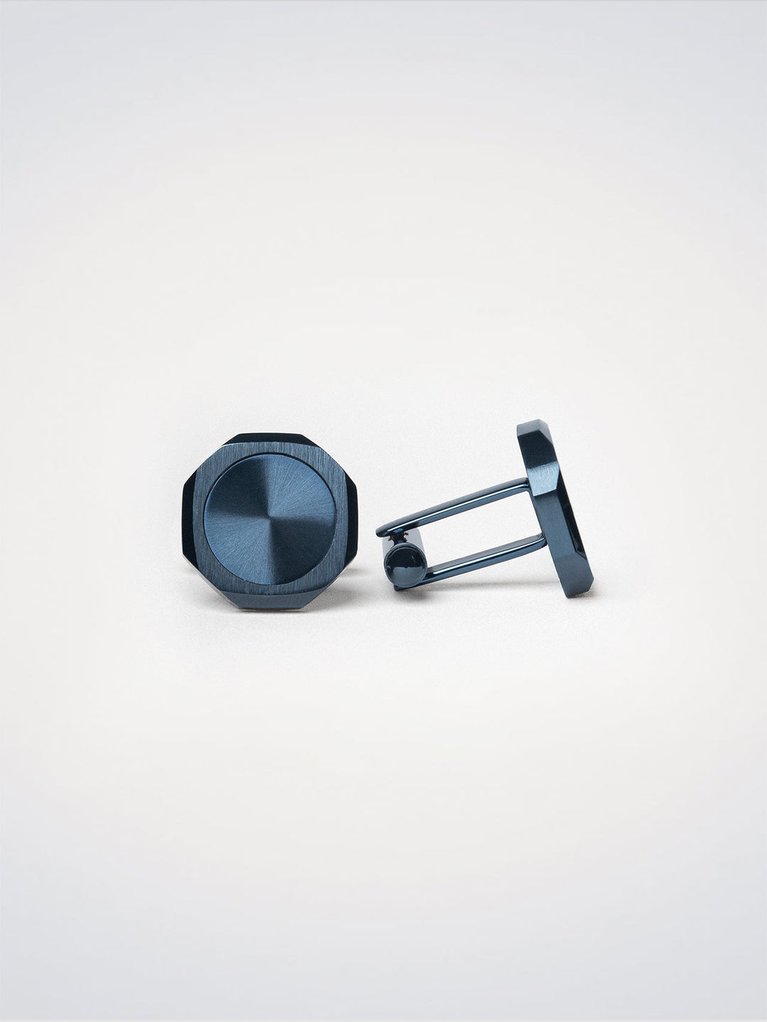 D1 Milano Midnight Blue Octagonal Cufflinks D1-JWCLSU05