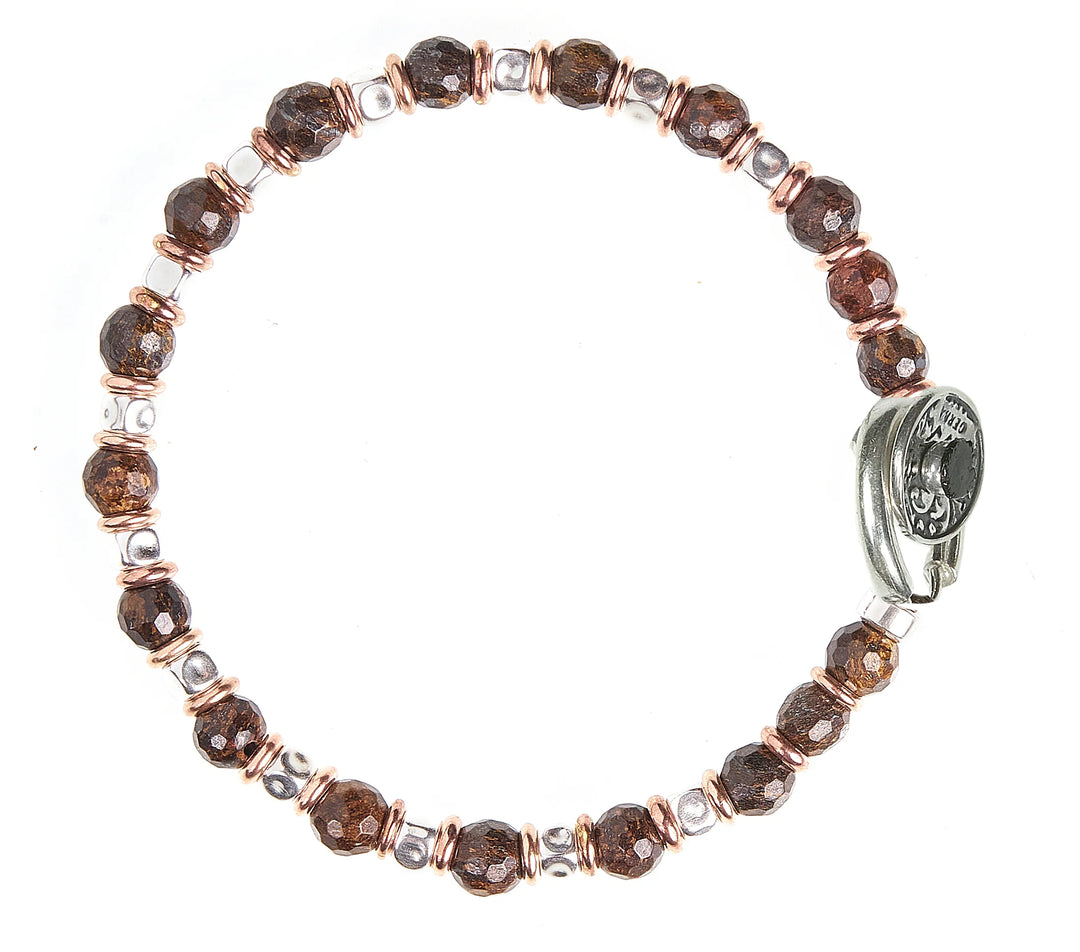 Gerba 925 bronzite silver bracelet BRN15