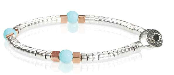 Gerba Mon Amour bracelet 925 silver turquoise paste MA36