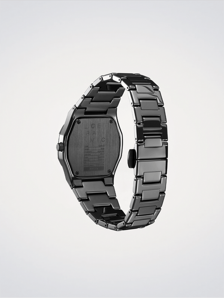D1 Milano Pure Black Ceramic 37 mm D1-CEBU01
