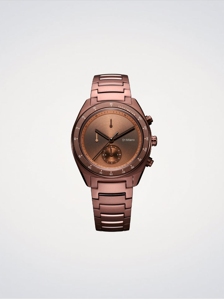 D1 Milano Essential Brown Chronograph 40mm D1-CHBJ22