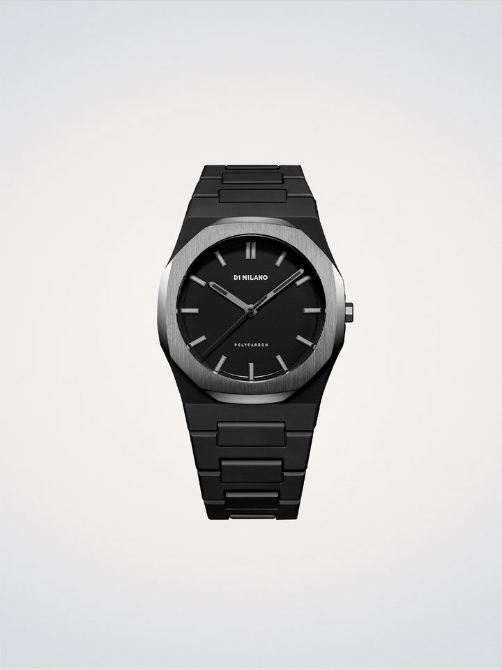 D1 Milano Space Gray Polycarbon 40.5 mm D1-PCBJ13