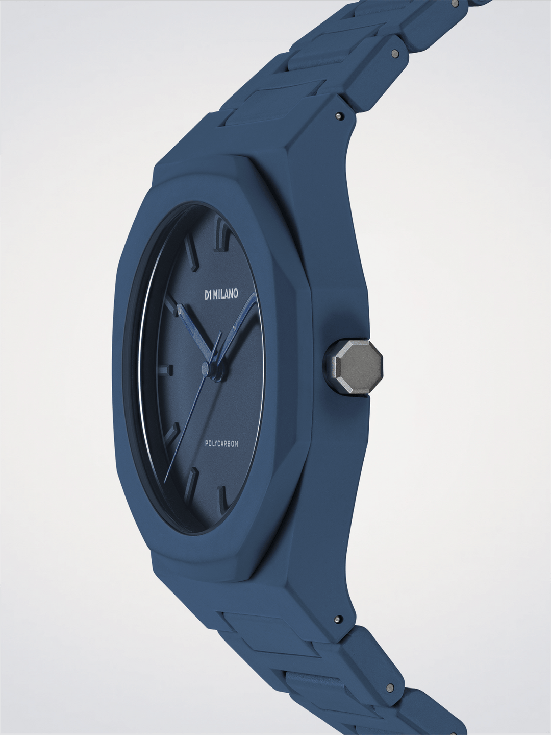 D1 Milano Navy Blue Polycarbon 40.5 mm D1-PCBJ21