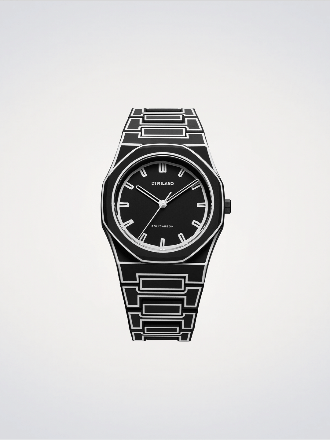 D1 Milano Black Sketch Polycarbon 40.5mm D1-PCBJ33
