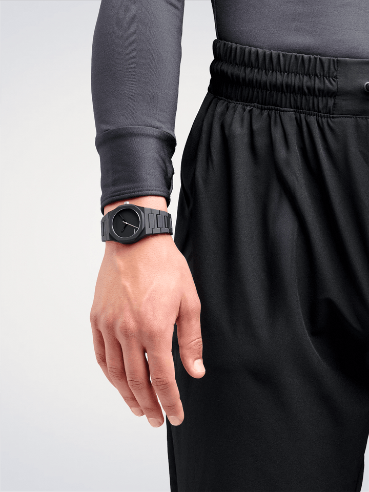 D1 Milano Black_01 Polycarbon Watch 37mm D1-PCBU07